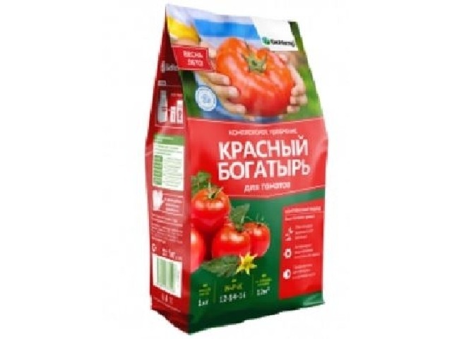 Красный богатырь. Для Томатов. ( пакет 1 кг. )  БиоМастер